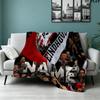 Custom Name,PSV Printed Flannel Blanket, soft throw for bedroom sofa, washable, Christmas present, great gift.