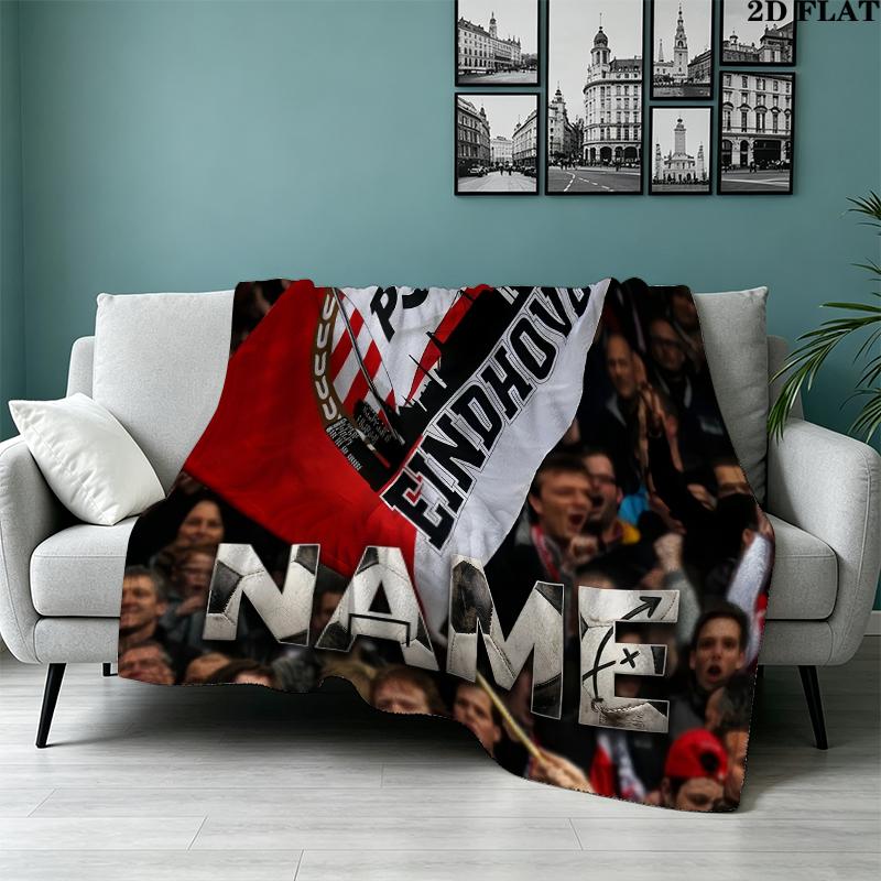 Custom Name,PSV Printed Flannel Blanket, soft throw for bedroom sofa, washable, Christmas present, great gift.