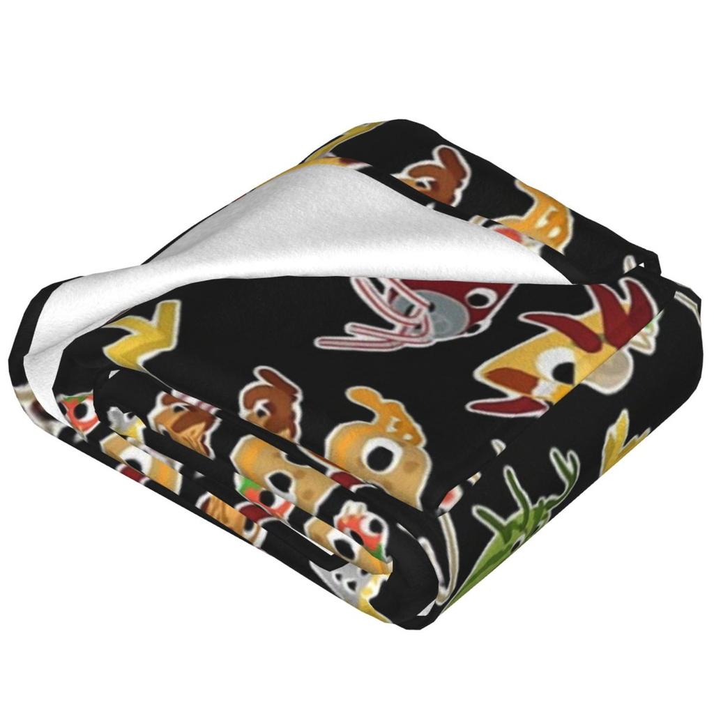 Bugsnax Bug Pack Фан-арт Типа одеяло с жуками Фланелевое легкое плед для дома спальни офиса Покрывало Одеяло