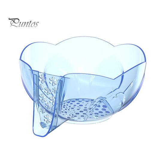 Drain Basket Fruit Vegetables Colanders with Spout BPA Free Fruit Cleaning Bowl with Strainer Container Kitchen Sink Food Drainer