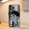 Актриса А-Одри Хепберн Чехол для телефона для iPhone 17,16,15,14,13,12,11 Plus,Pro Max,XS,Мягкий силиконовый черный чехол
