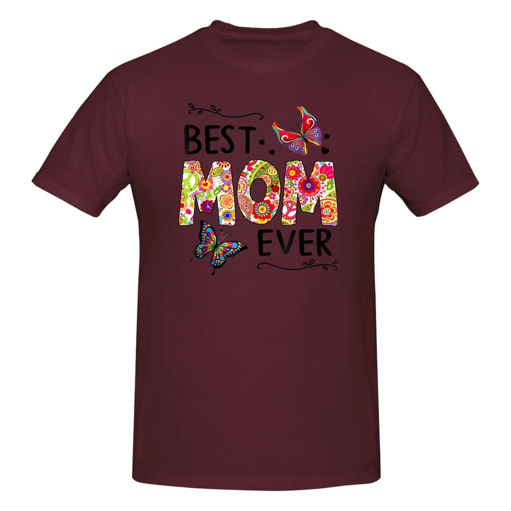 Piece Best Mom Ever Graphic Cotton TShirt Nana Mothers Day Tops Tees For Unisex