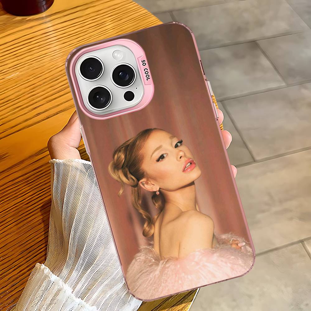 Чехол для телефона A-Ariana G-Grande Для iPhone 16 15 14 13 12 11 17 Pro MAX Plus Pro Матовый противоударный чехол