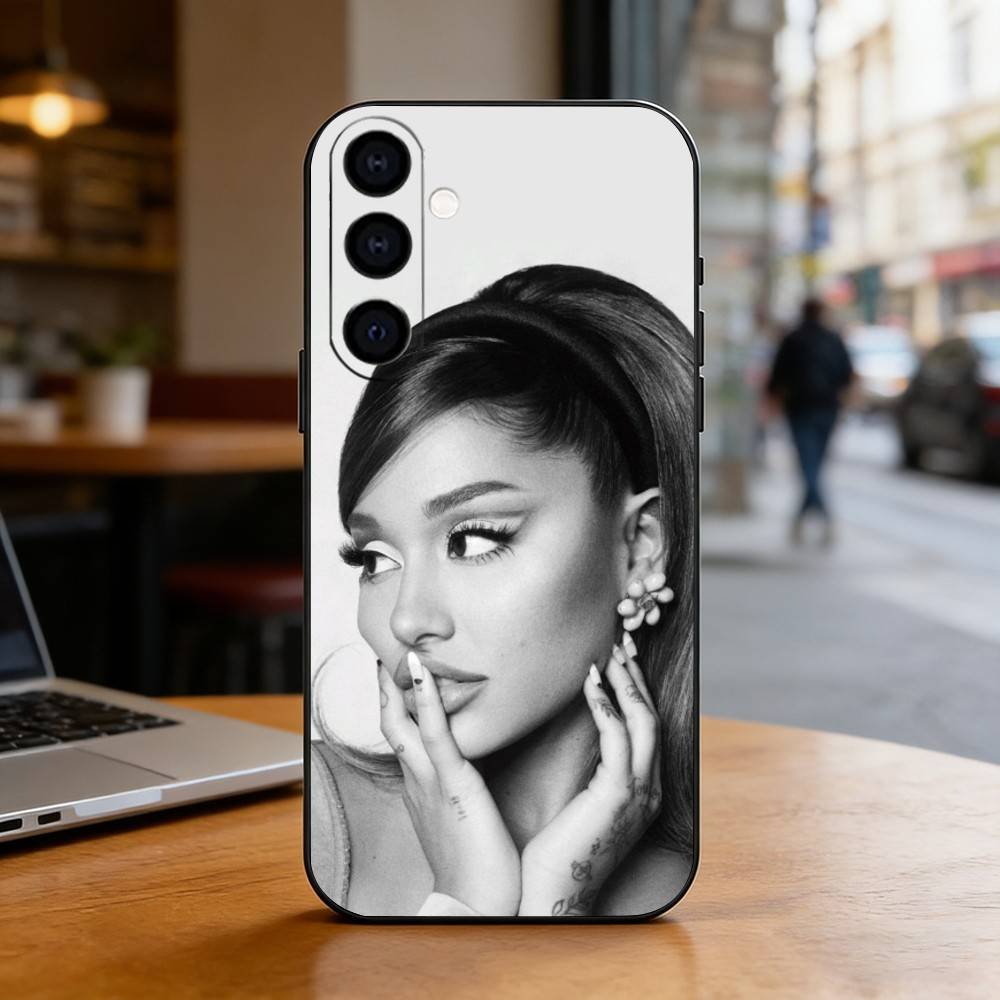 Чехол для телефона Ariana Grande для Samsung Galaxy A73, A72, A71, A70, A53, A52, A51, Мягкий силиконовый черный чехол
