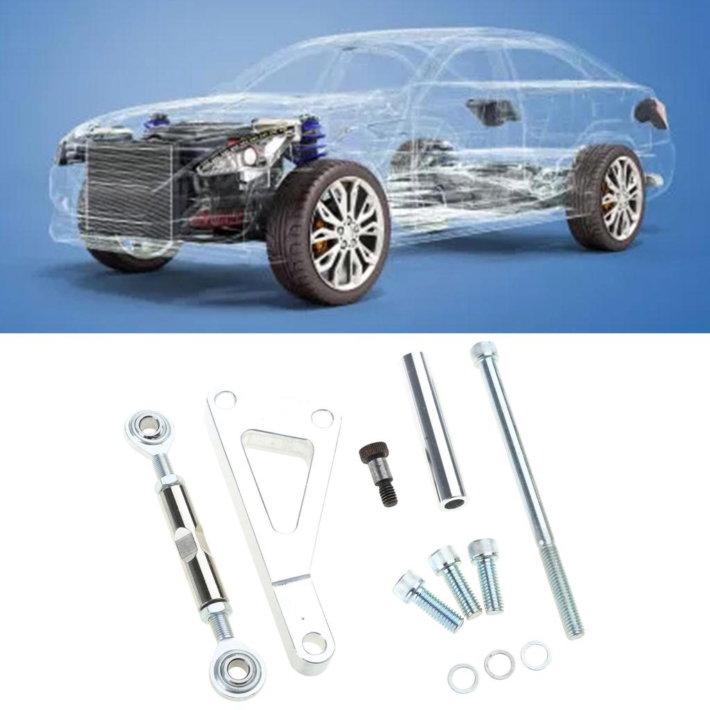 Кронштейн генератора SBC Длинный водяной насос Lwp Металлический комплект кронштейна генератора Полированный для двигателя Chevy- SBC350 Small Block