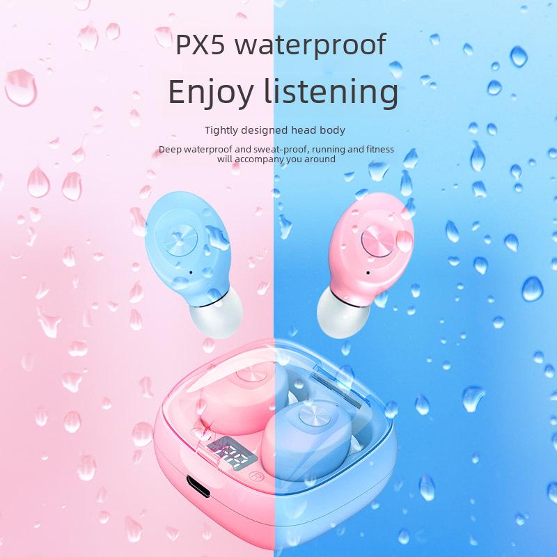 XG8 Беспроводная спортивная гарнитура-вкладыши с двумя наушниками, Bluetooth 5.0, с зарядным кейсом