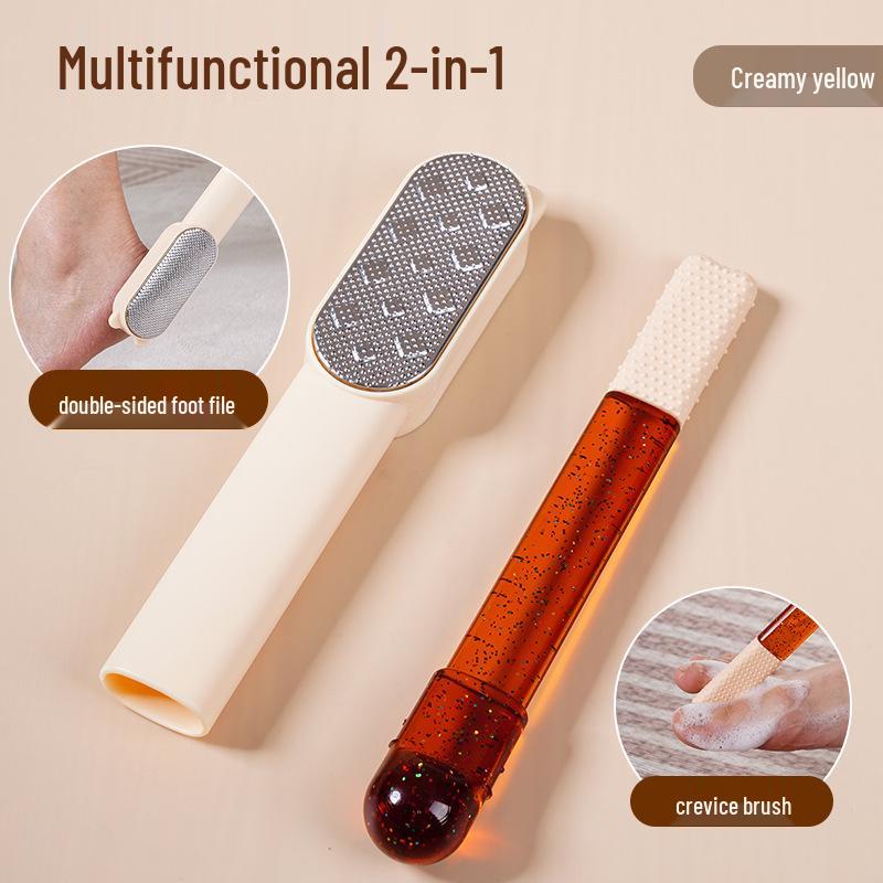 Двойная пилка для ног: Удаление мертвой кожи и мозолей - Домашний педикюр и инструмент для скребка пяток