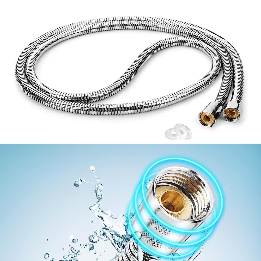 Shower Hose 1.5M Hose Sprinkler Inlet Pipe Stainless Steel