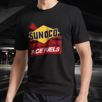 НОВАЯ ФУТБОЛКА SUNOCO RACING ЛОГОТИП СМЕШНОЙ РАЗМЕР S-5XL Унисекс Футболка