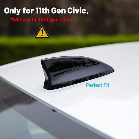 Exterior Shark Fin Antenna Cover For Honda Civic 11th - Sedan Hatchback