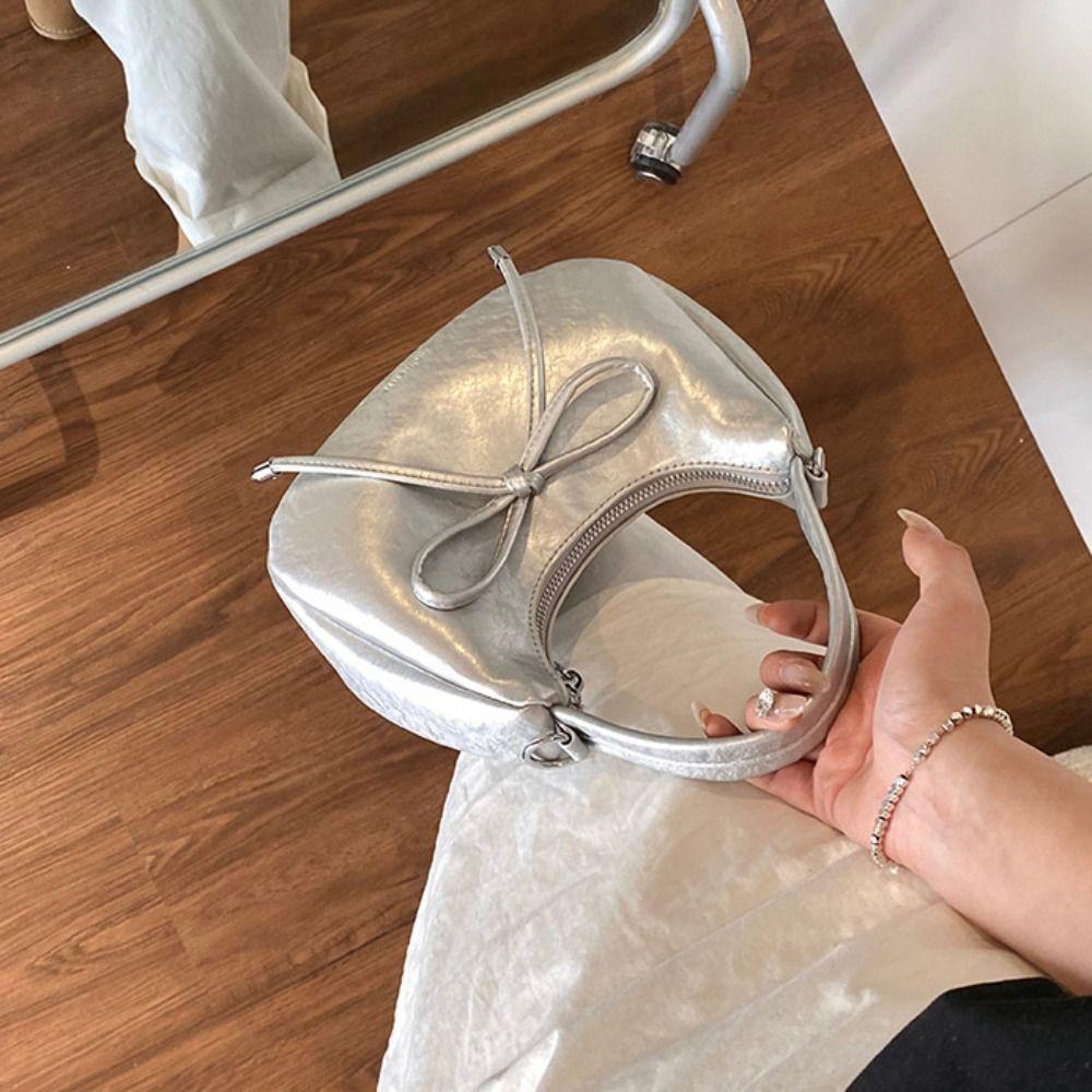 Милая сумка-бабочка с галстуком-бабочкой в корейском стиле, женская сумочка-клатч, модная сумка-мешок из искусственной кожи с бантом для девочек