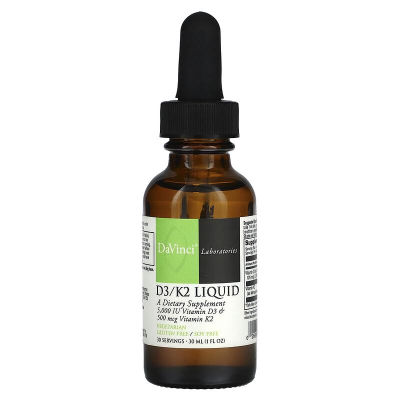 D3/K2 Liquid, 1 fl oz (30 ml)