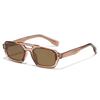 New TR pin plate polarized sunglasses women's fashion small frame double beam retro street sunglasses