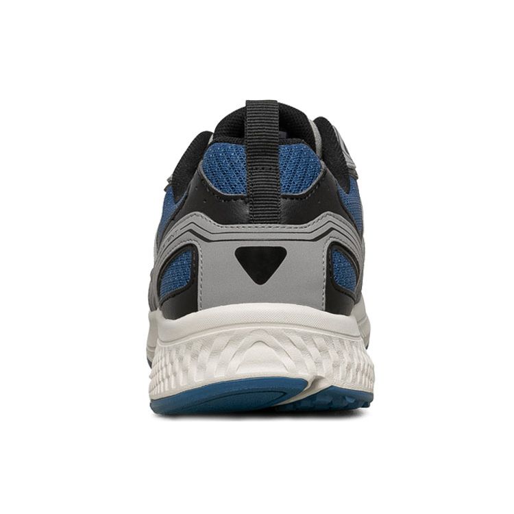Skechers Go Run Стабильная Основа Легкая Поддерживающая Амортизация Баланс Низкие Кроссовки для Бега Мужские Сникер Серый Синий 220081-GYBL