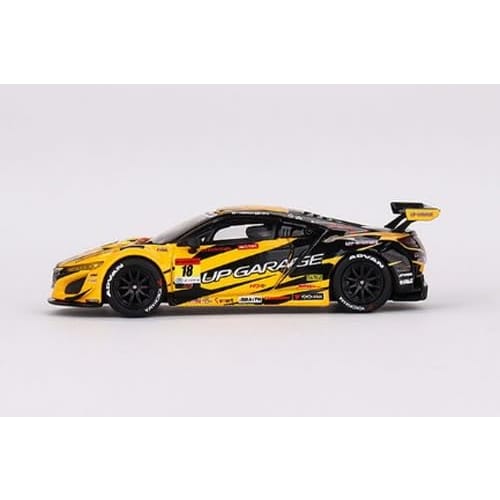 MINI GT 1/64 Scale Honda NSX GT3 EVO22 SUPER GT Series 2023 #18 UPGARAGE NSX GT3 TEAM UPGARAGE Left-Hand Drive Japan Exclusive Finished Model