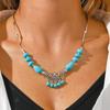 Vintage Turquoise Clavicle Necklace