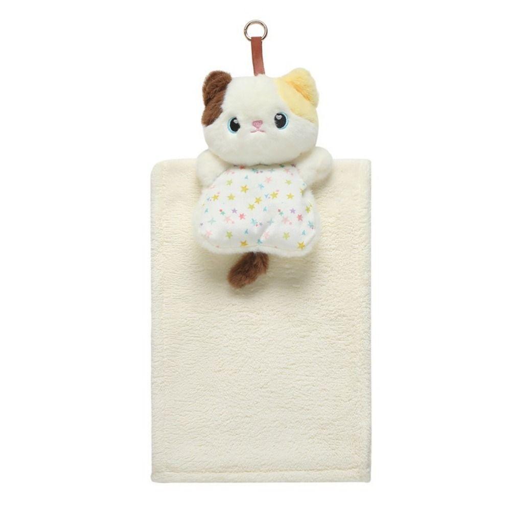 Cartoon Doll Hanging Hand Towel Absorbent Kitchen Cute Wipe Cloth Cleaning Hand Cloth Household