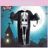 Halloween Skeleton Ghost Fancy Dress Cosplay Costume For Adults And Kids