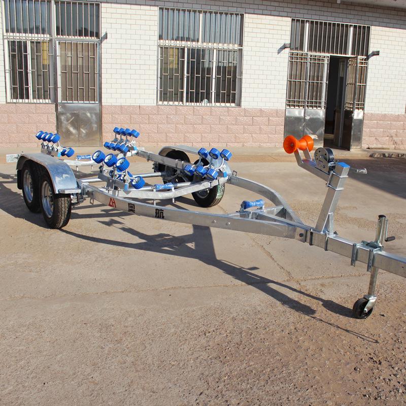 RB550 Discount Rubber Roller Boat Trailer for Speedboats and Yachts