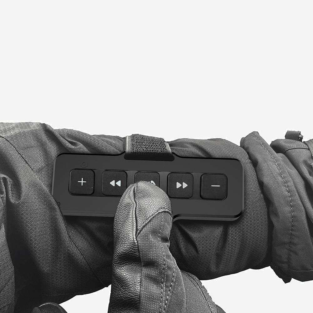 Motorcycle/Bike Handlebar Media Controller Bluetooth-Compatible 5.0 5 Keys Remote Controller 450mAh Battery Car DVD Music Player