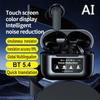 Wireless Translator Earbuds BT 5.4 Instant Smart Voice Translator Earphones Smart Touch Screen Housing 144 Languages Headphones for Android iOS