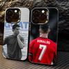 F-Известные Футболисты C-CR7 Чехол для Телефона для iPhone 17,16,15,14,13,12,11 Plus,Pro Max,XS,Красочный Серебристый Черный Чехол