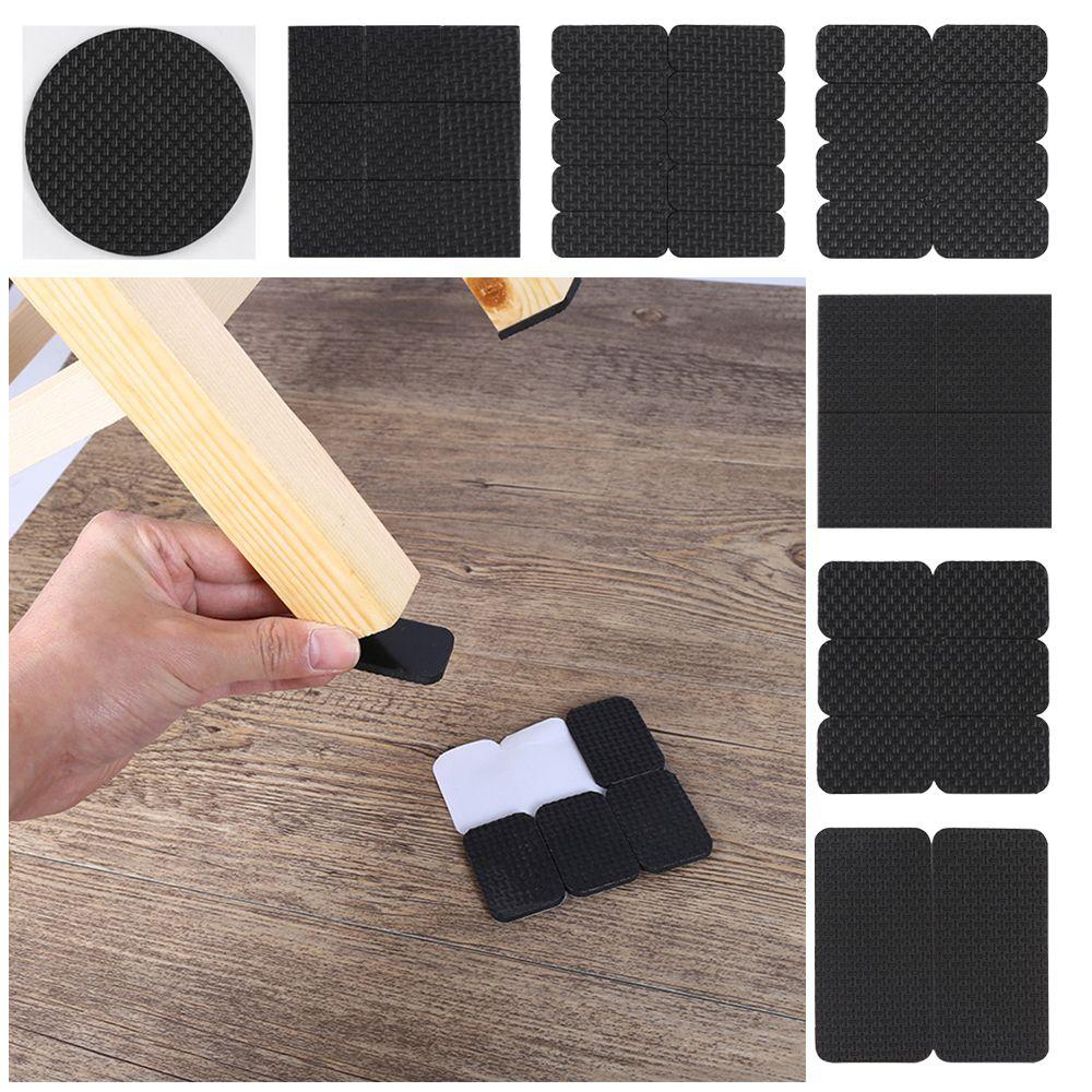 Sofa Anti-slip Mat Table Feet Covers Furniture Leg Pads Floor Protectors Square Round Rectangle