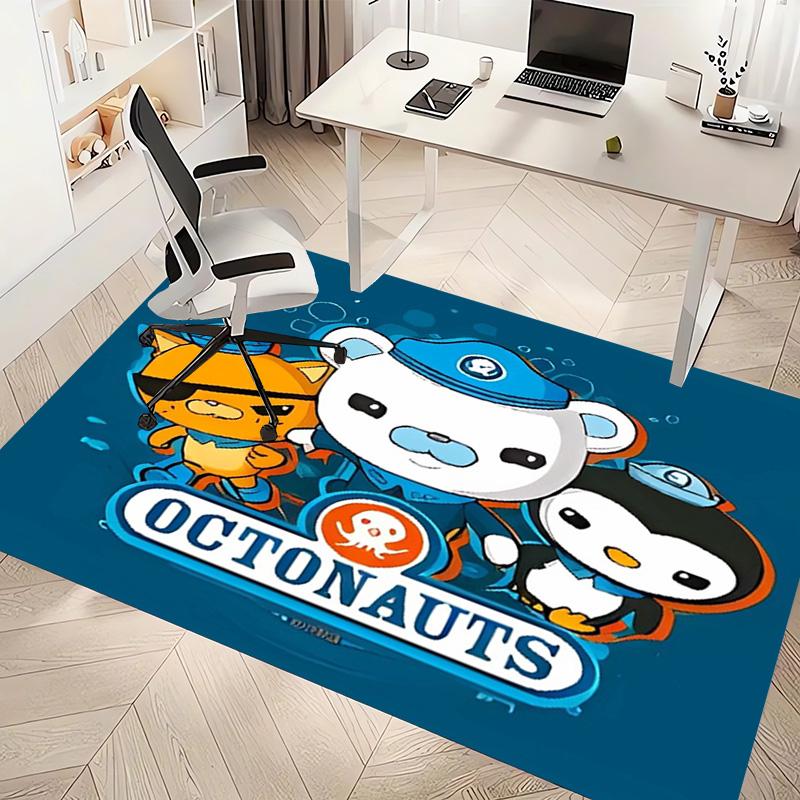 1pc The Octonauts7 Print Area Rug - Soft, Washable Non-Slip Indoor Mat, Living Room, Home Office Decorative Rug,Office Decorative