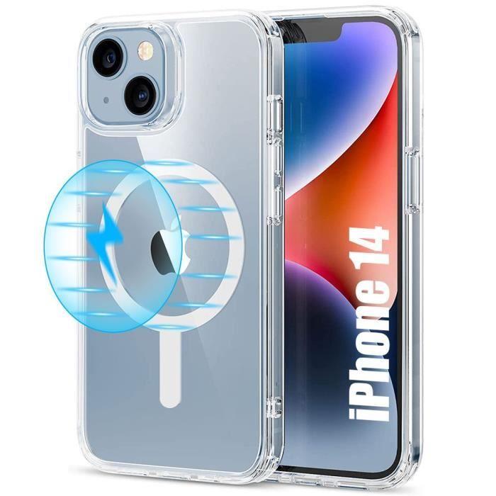 Case for iPhone 14 - BOOLING - Transparent - Silicone - Shockproof Protection - Wireless Charging