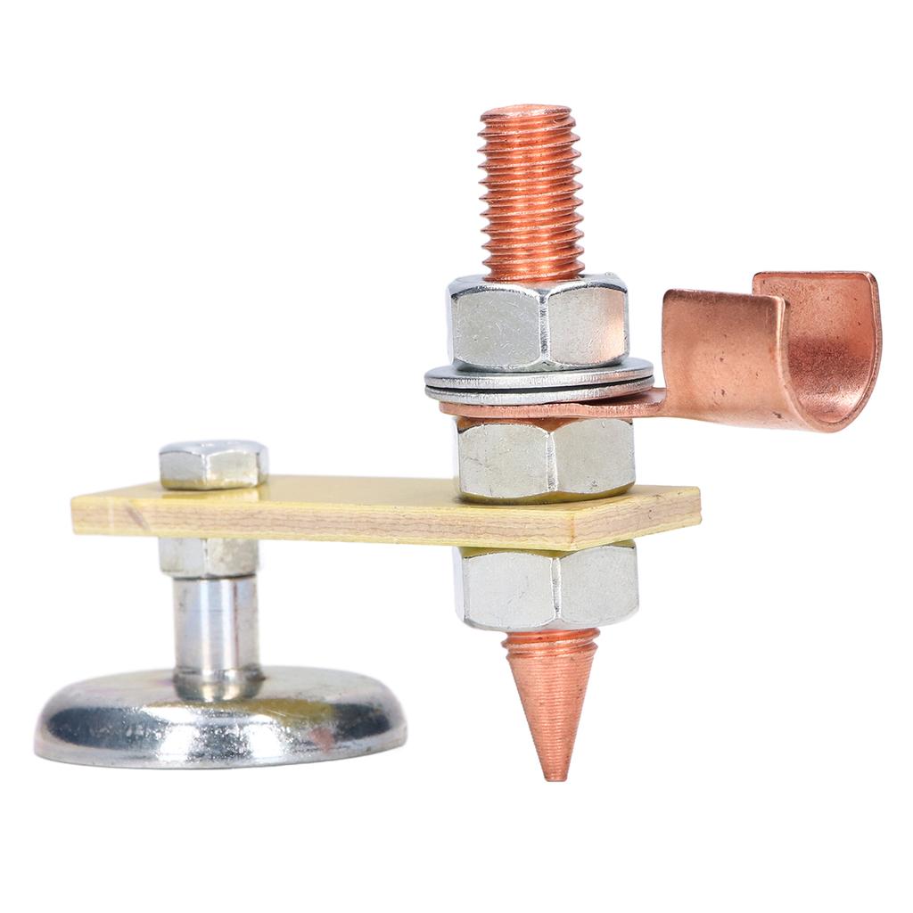 Магнитный сварочный зажим-поддержка Регулируемая сварочная поддержка Держатель массы с клеммным соединителем