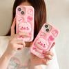 3D мультяшная свинка, мягкий силиконовый чехол для Samsung Galaxy A11 A12 A12S A13 A14 A15 A16 A24 A25 A20S A21S 5G, милый чехол с держателем Pop
