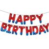 Spider Theme Happy Birthday Banner Party Decoration Letters Sign Boy Party Supplies