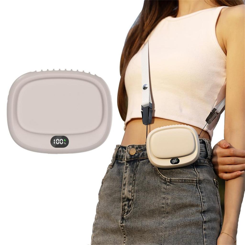 Портативный вентилятор, 5 скоростей, регулируемый поясной вентилятор, USB-вентилятор, тихий маленький персональный вентилятор для дома, путешествий на открытом воздухе