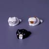 8Pc Cute Cat Animal Decoration Resin Craft Miniature Figure Tiny For Bonsai Fairy Garden Home Decor