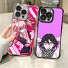 Аниме D-Danganronpa Покрытие Чехол для телефона Для iPhone 16 17 Pro Max Air 16E 14 15 Plus 12 13 Mini Противоударный Чехол с Airbag