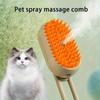 3-in-1 Dog Hair Brush Cat Hair Brush Electric Pet Cleaning Brush Steam Spray Brush Massage Hair Removal Comb Anti Flying Brush
