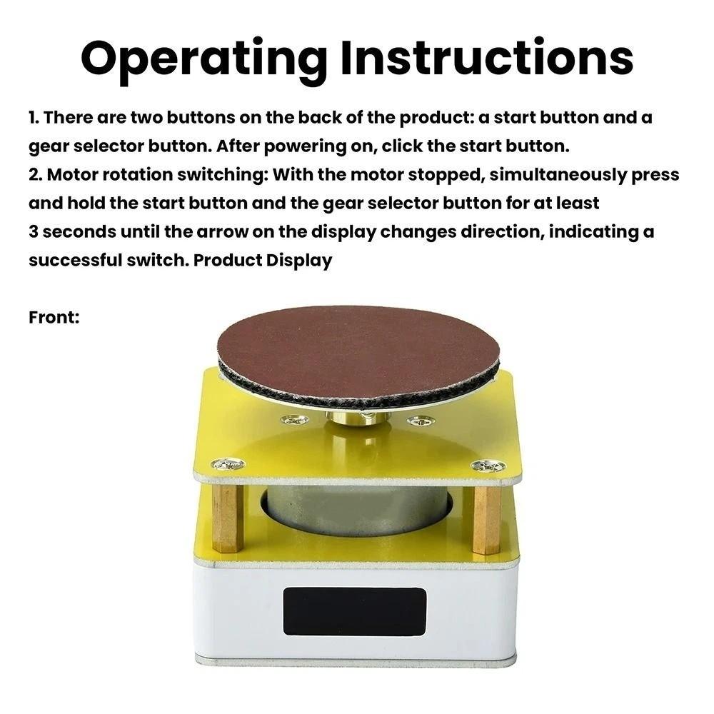 Compact Design Polishing Machine Portable Design Micro Grinding Tool Home Workshop