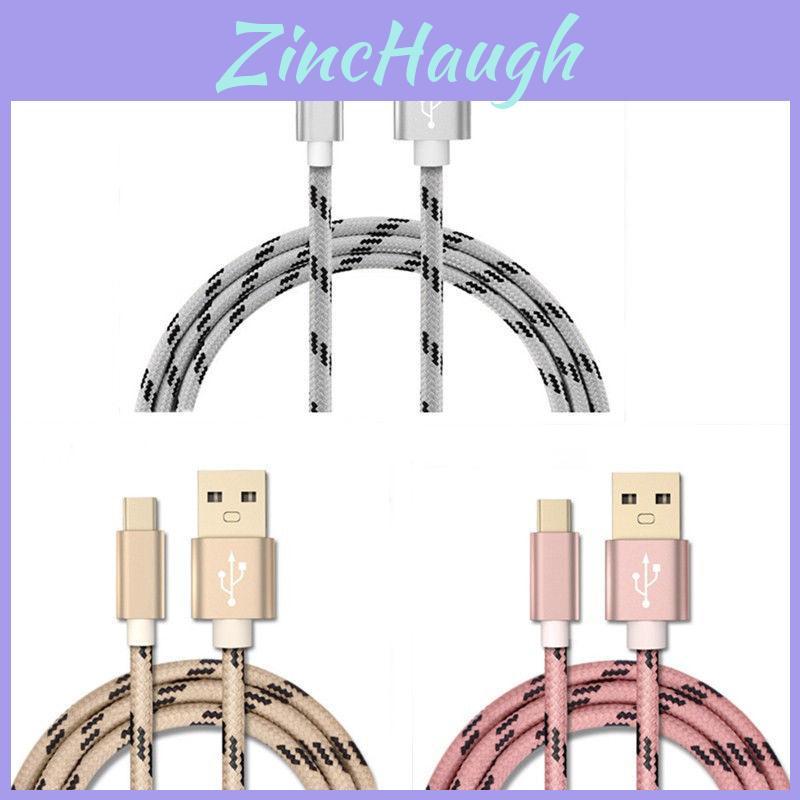Fast Charge Data Cable With Aluminum Construction Compatible With Android Phones