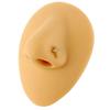 Cross-shaped perforated L-shaped nose stud, nose ring, zirconium nose stud piercing jewelry