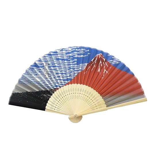 Japanese Souvenir Folding Fan, Soaring Dragon, Dragon, Made in Japan, Japanese Pattern, Fan, Lucky C