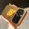 Luxury Big Lens View Case For iPhone 16 15 14 Plus 13 12 11 Pro Max Magesafe Magnetic Fold Stand Suction Cup Shockproof Phone Cover