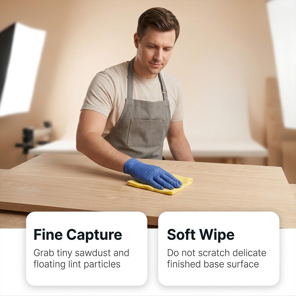 AMZ dust removal cloth, fine lint capture, soft surface, non-scratch, multi-functional, foldable and reusable cleaning cloth