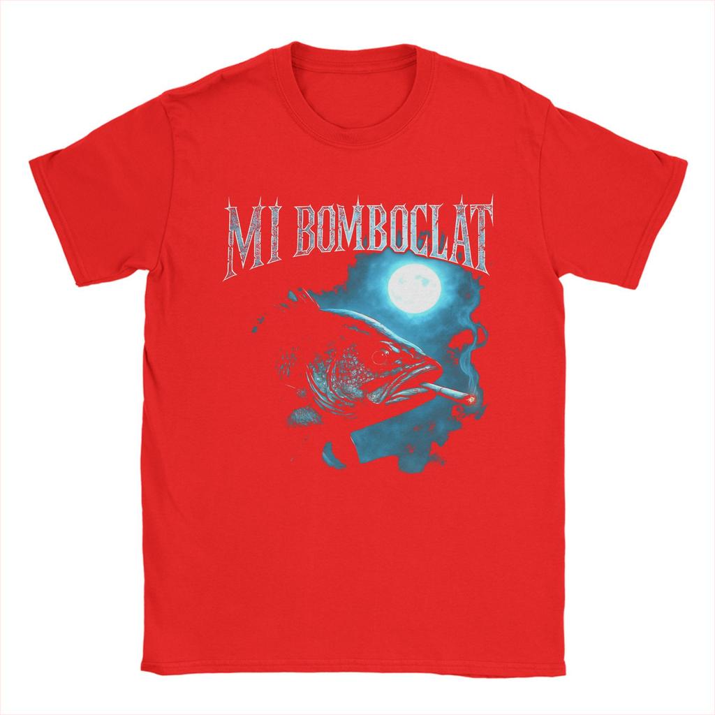 Mens Womens Funny Bomboclat Fish Meme Shirt Pure Cotton Graphic Printed T-Shirt Clothing Outfits