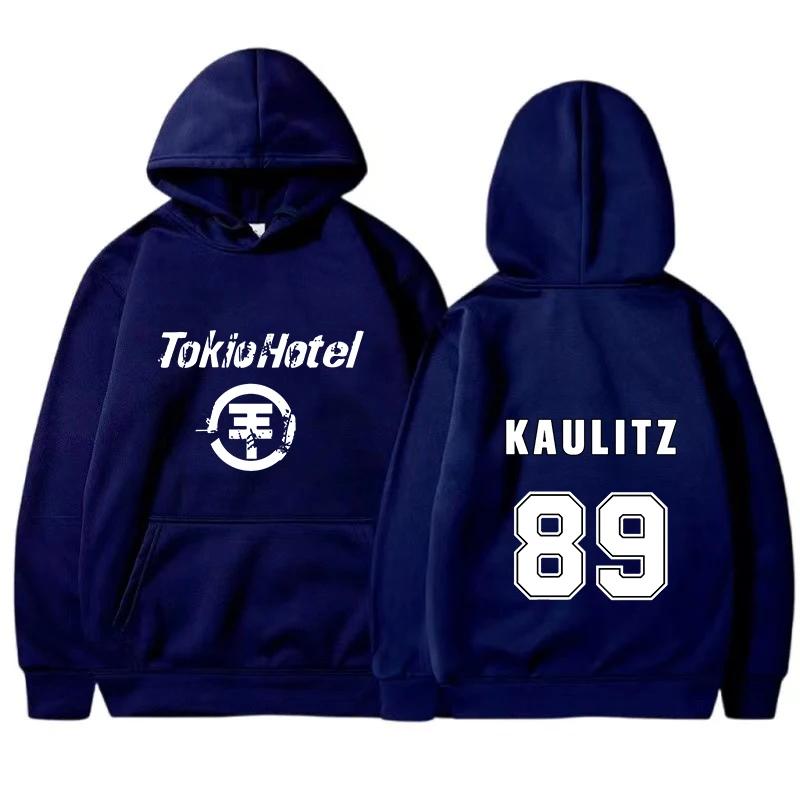 Мужские худи Rock Band Tokio Hotel с принтом Kaulitz, женские худи в стиле хип-хоп Харадзюку, пуловеры унисекс оверсайз, одежда