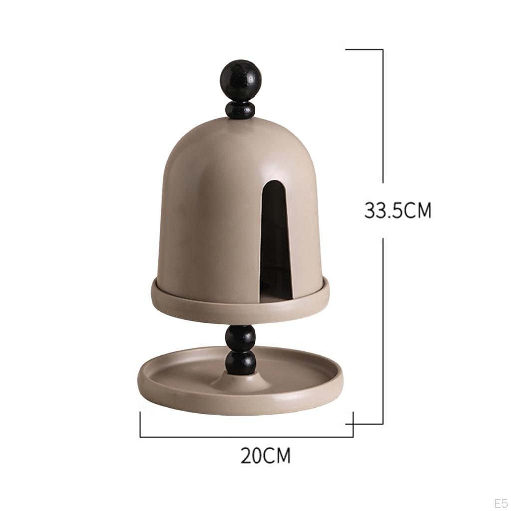 Facial Napkin Box Paper Dispenser with Pallet Freestanding Tissue Case Storage for