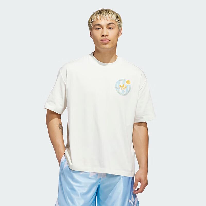 adidas Мужская повседневная футболка с круглым вырезом KD3613