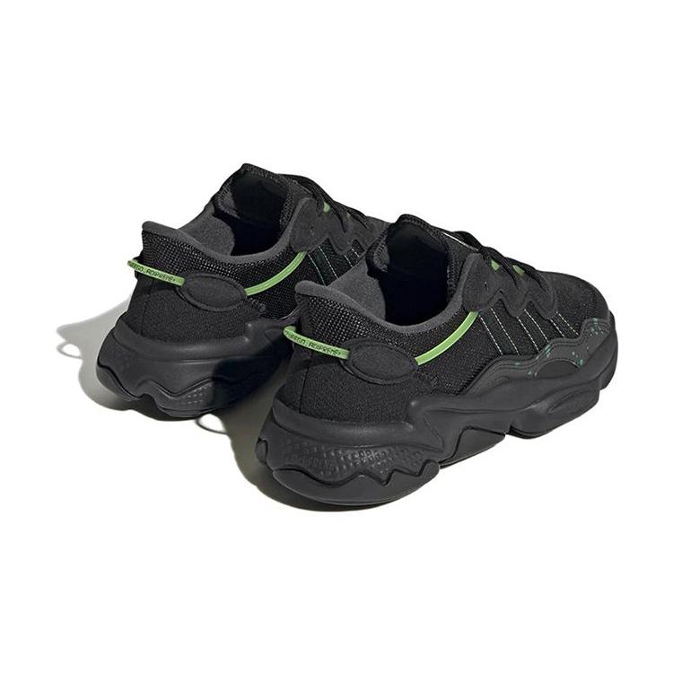adidas Ozweego Черный Солнечно-Зеленый GS HQ1637