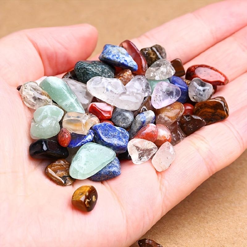 50 г/пакет Натуральные смешанные цветные дробленые камни - Идеально для украшения аквариума!