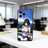 GrandBlue K-Kotegawa C-Chisa-KC Чехол для телефона для iPhone 17, 16, 15, 14, 13, 12, 11 Plus, Pro Max, Другие Мягкий черный чехол