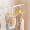 Дофаминовый вращающийся крючок с шестью захватами, крючок для хранения одежды и нижнего белья, многофункциональный необходимый крючок для организации дома